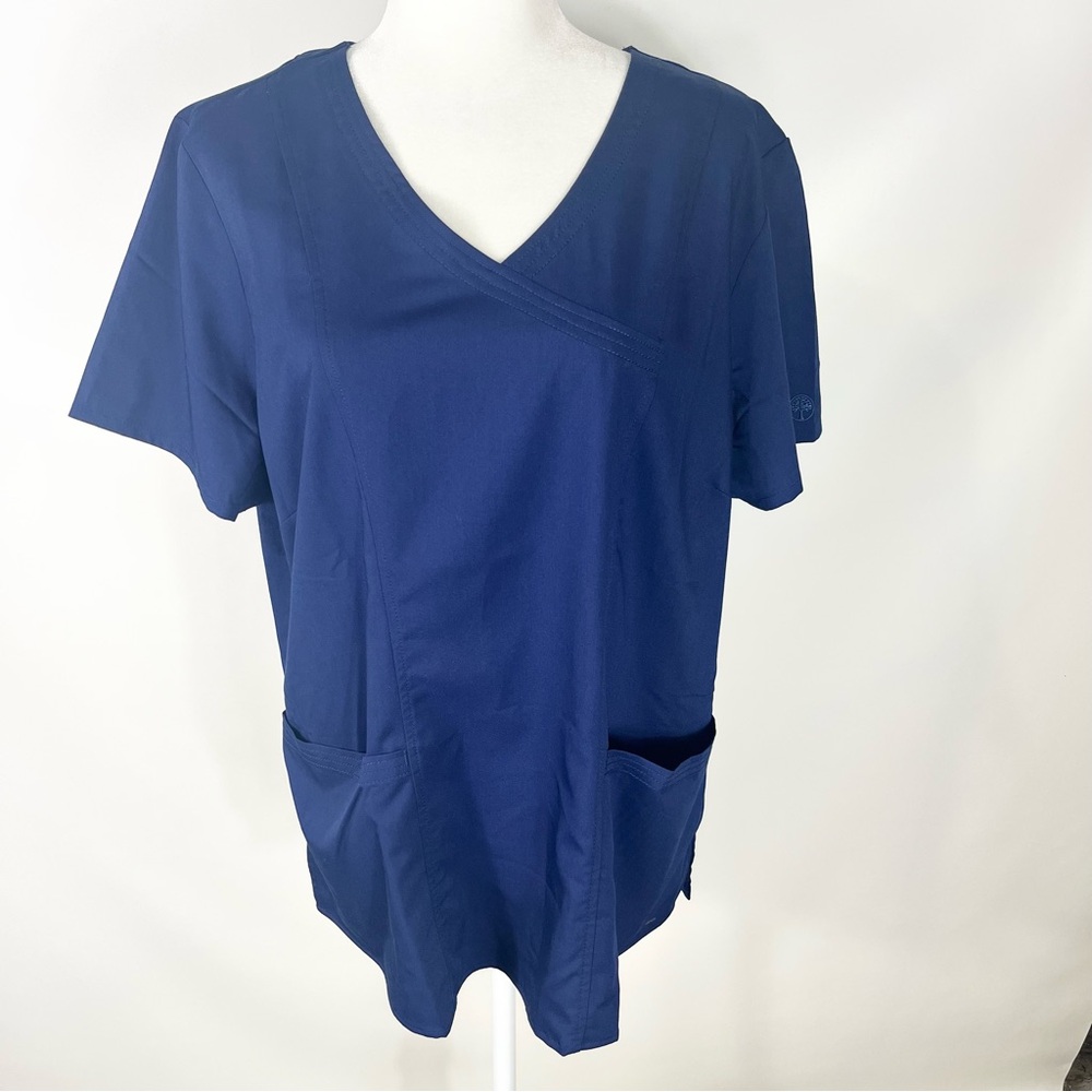 NWT Healing Hands Purple Label Jordan Scrub Top Size 2X